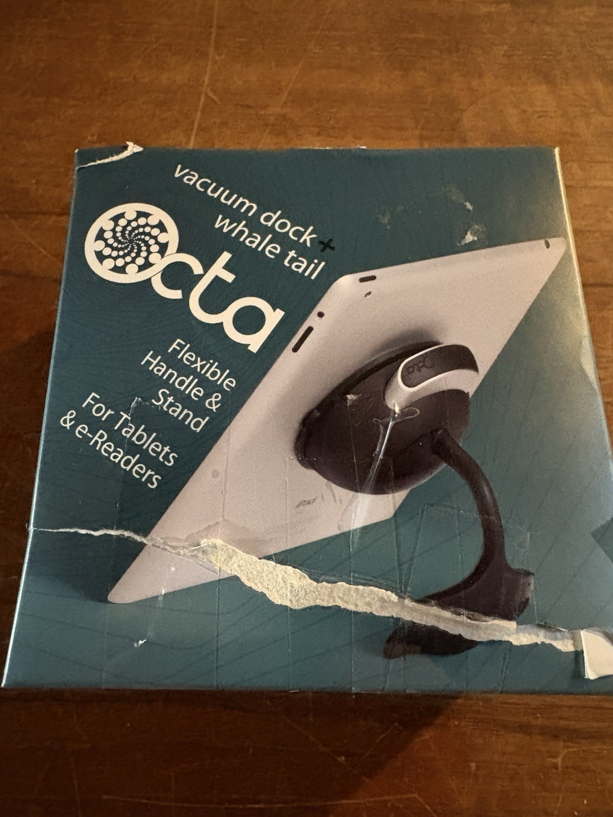 Octa Vacuum Vacuum Dock Whale Tail-Tablet Mount for iPad, Galaxy, Surface More