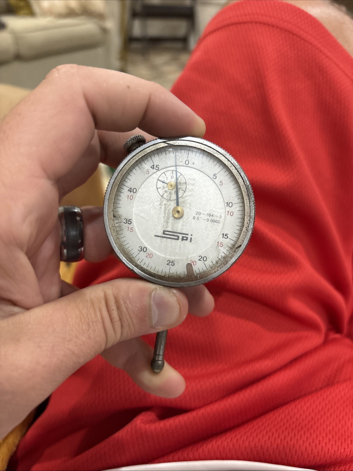 SPI 20-704-3 Standard Dial Indicator .5" Range - .0005" Grad
