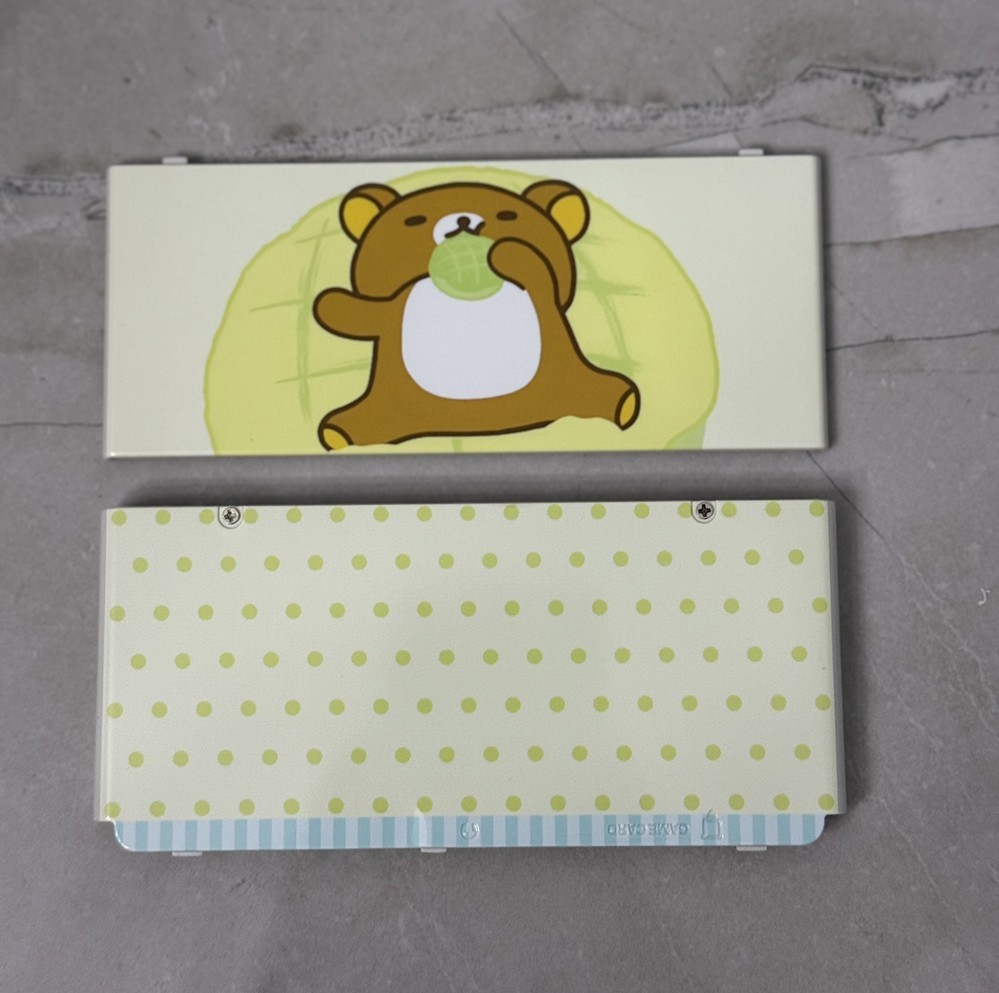 Replacement Housing Shell for Nintendo New 3DS console Cute Rilakkuma Bear Polka