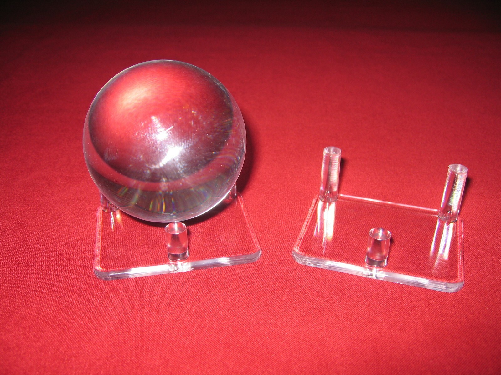 12 XLarge 4.25" Three (3) Peg Display Stands For Billiard Ball, Racket Ball
