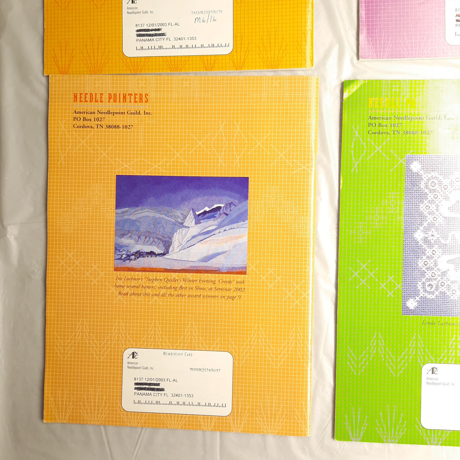 Needle Pointers Magazine Lot 2003 Partial Year 5 Issues