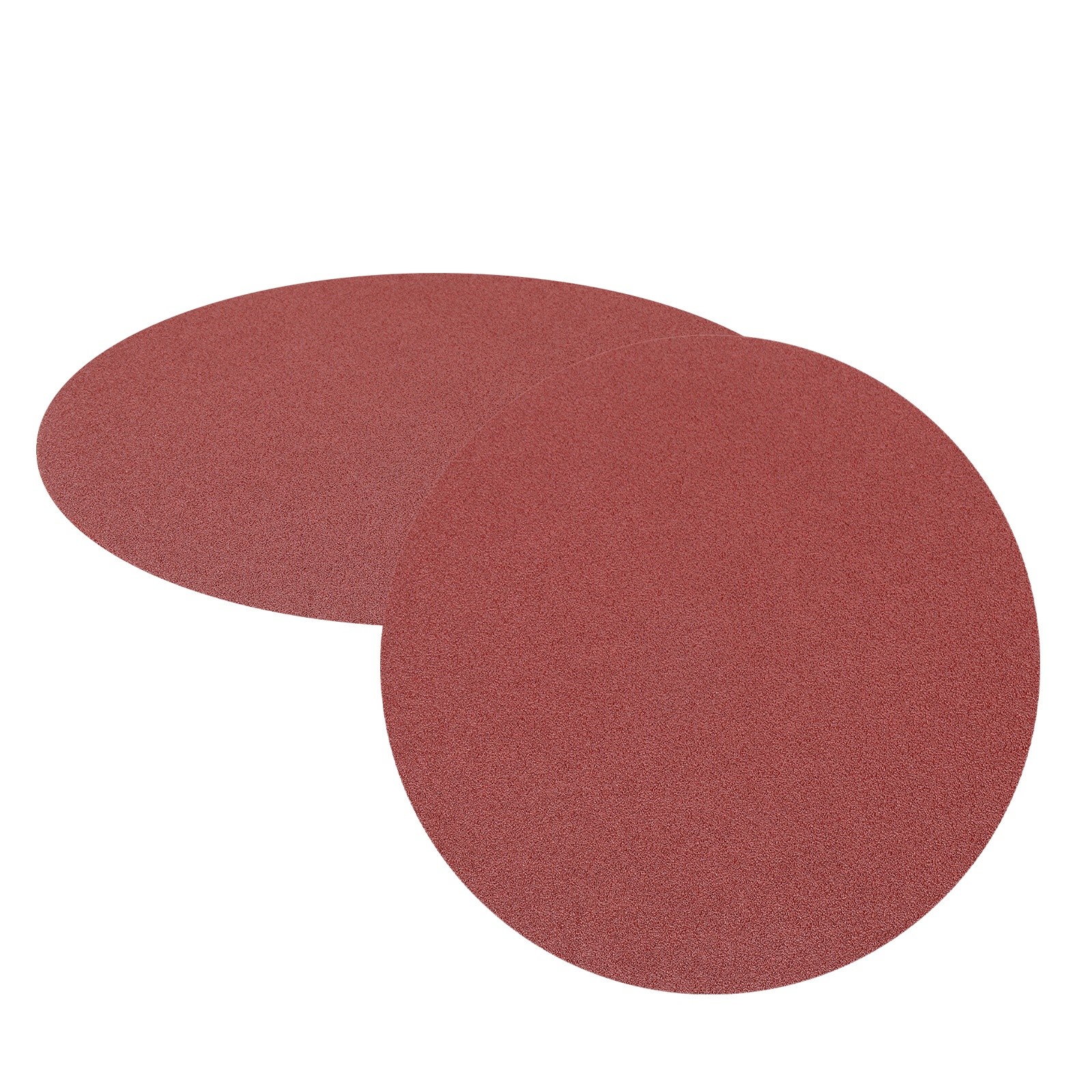 2pcs 10" Hook and Loop Sanding Discs 60 Grits Aluminum Oxide Sandpapers