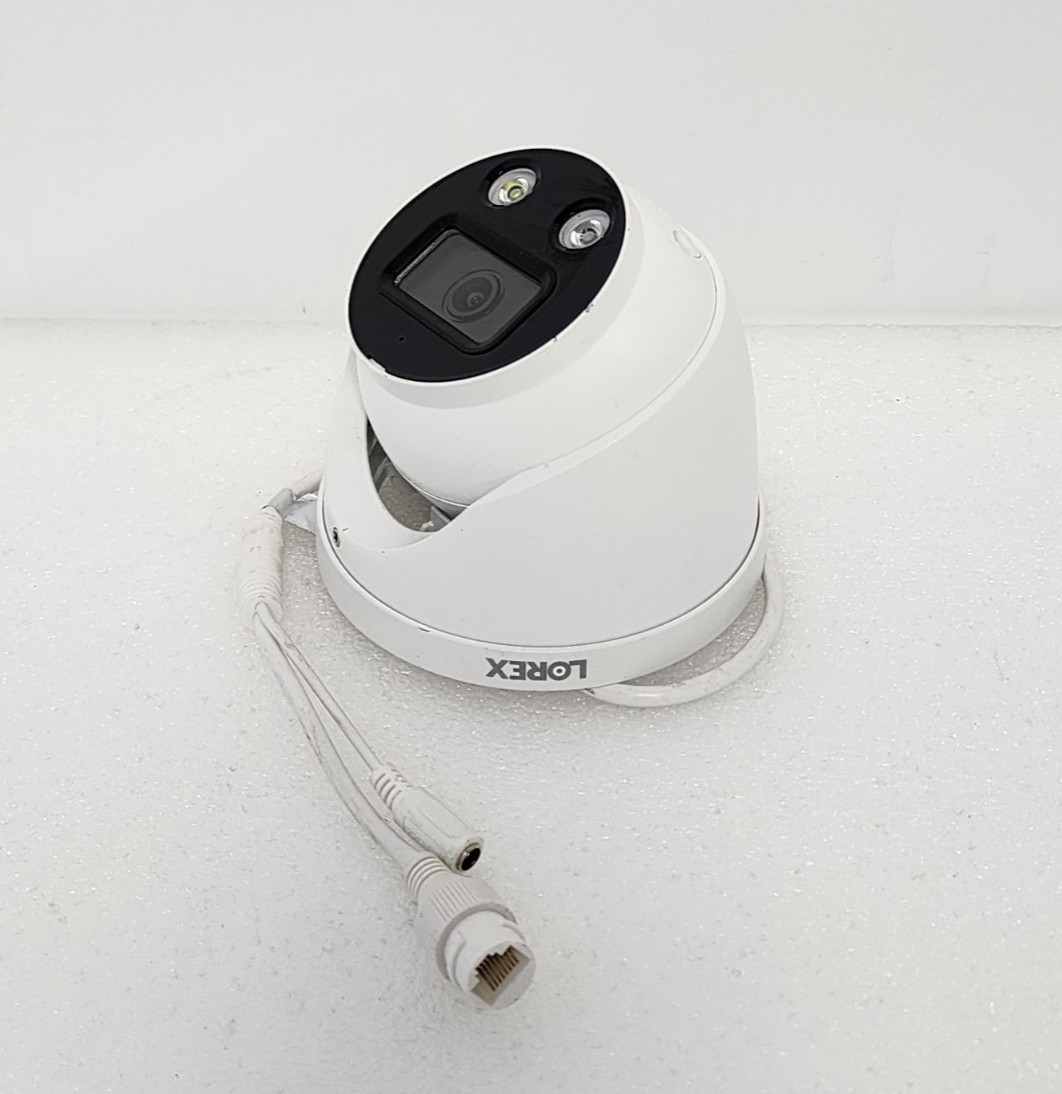 Lorex E892DD-E 4K UHD Smart Deterrence Outdoor Network Dome Camera Night Vision