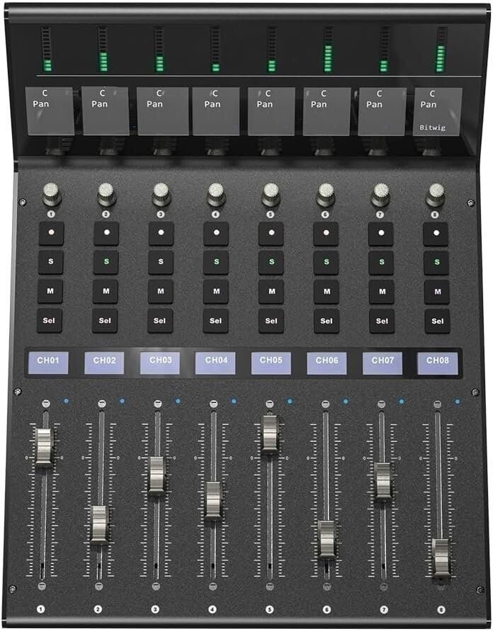 V1-X Extender for V1-M DAW Control Surface with Motorized Faders