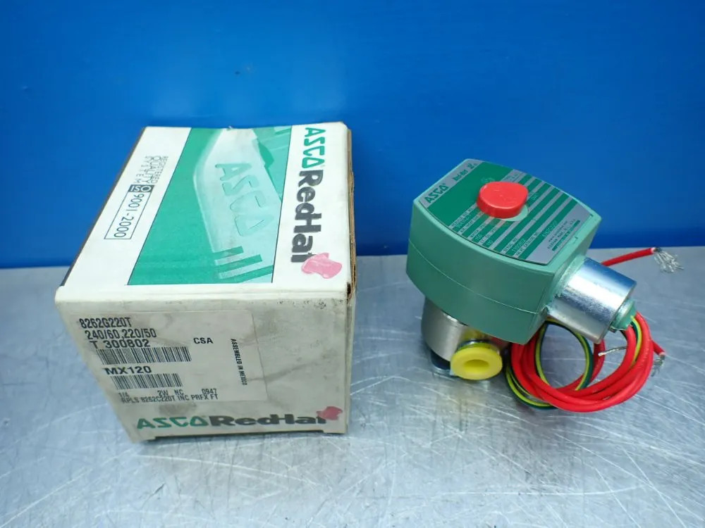 ASCO 8262G220T REDHAT SOLENOID VALVE 1/4"PIPE 10251700152