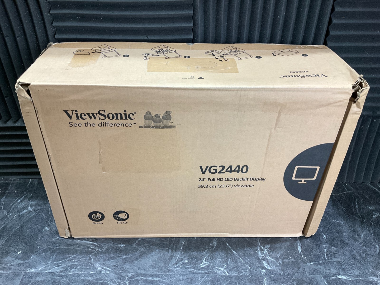 Viewsonic VG2440 23.8" LED LCD Monitor 1080p VG2440 ✅❤️️✅❤️️ BRAND NEW!