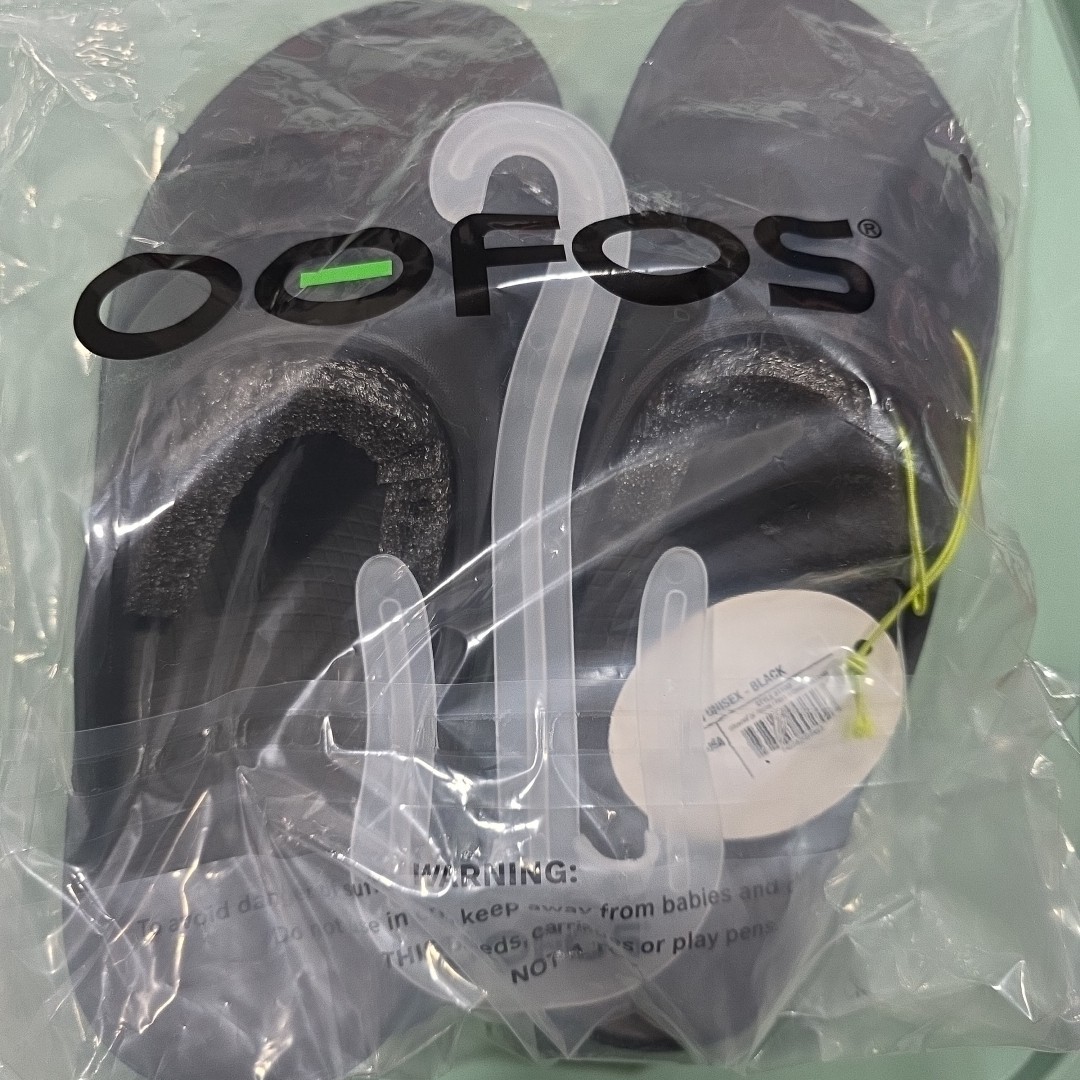 OOFOS OOAHH Unisex - Black - M7/W9