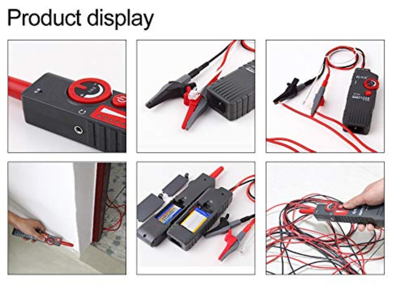 NF-820 Underground Wire Locator High Low Voltage Cable Finder Tracker Tester