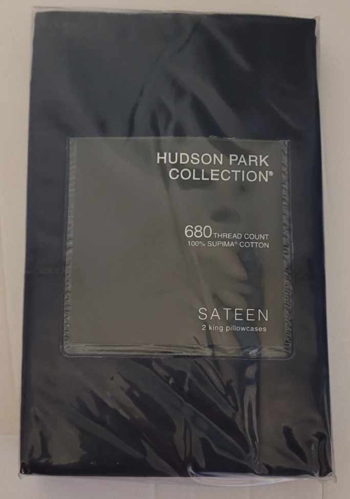 Hudson Park Collection Sateen Pillowcases, 2 King Pillowcases 680 Thread Count