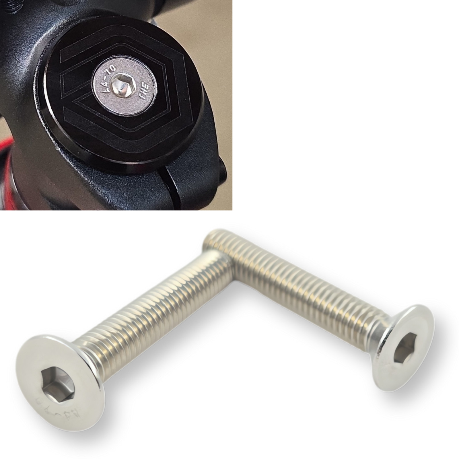 Mountain Bike Headset Stem Cap Bolt Replacement "Stainless Steel" Screw