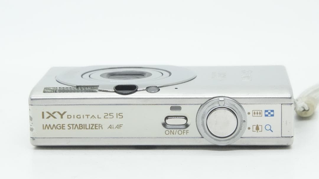 Canon IXY Digital 25 IS Silver Compact Digital Camera Tested Working Japan