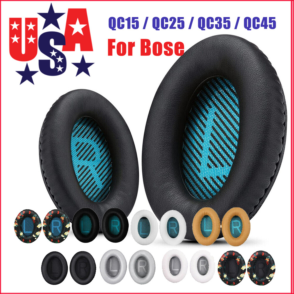 One Pair Soft Ear Cushion Pads For Bose QuietComfort QC15 / QC25 / QC35/ QC45