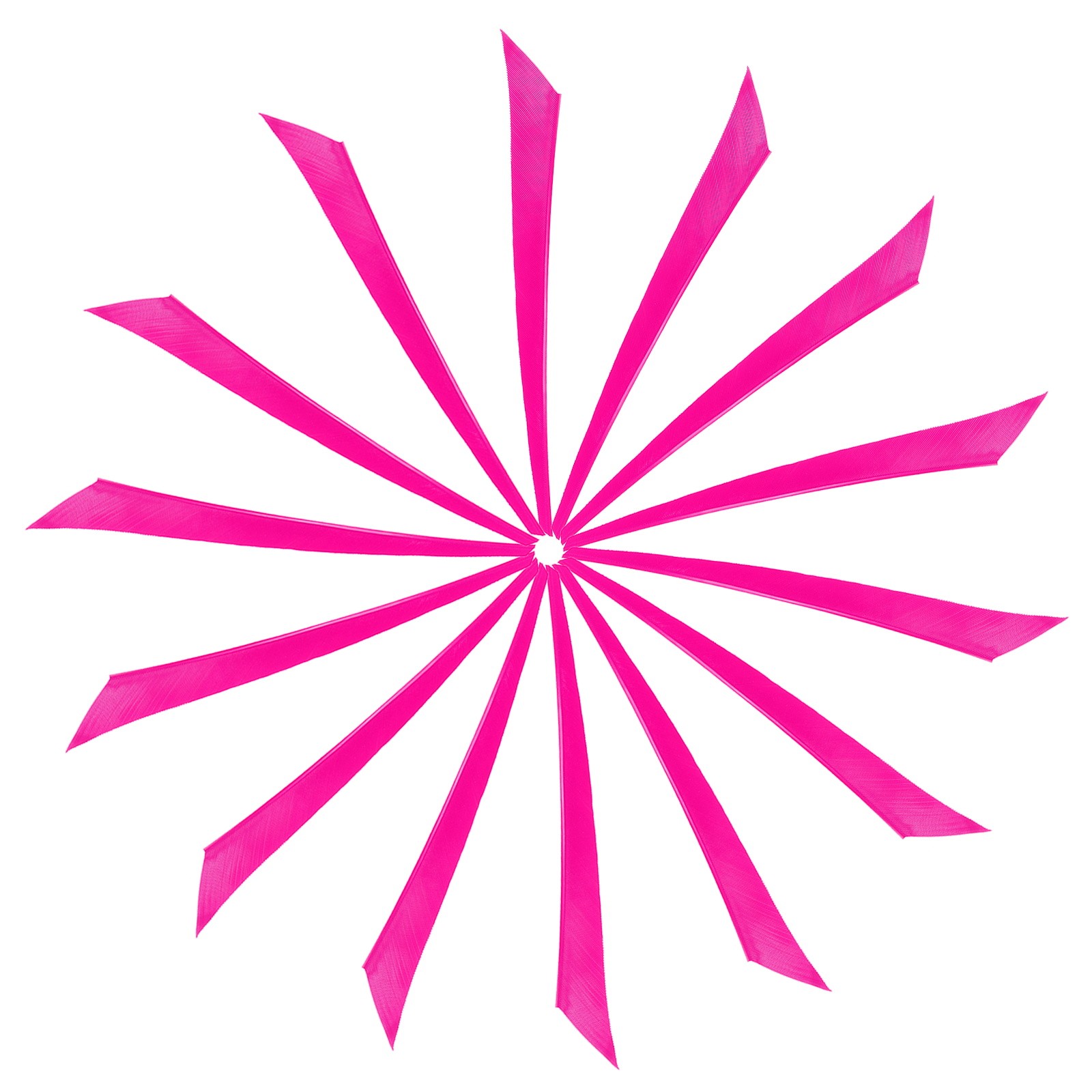 20Pcs Arrow Vanes Turkey Archery Feathers 6 Inch Left Wing, Pink