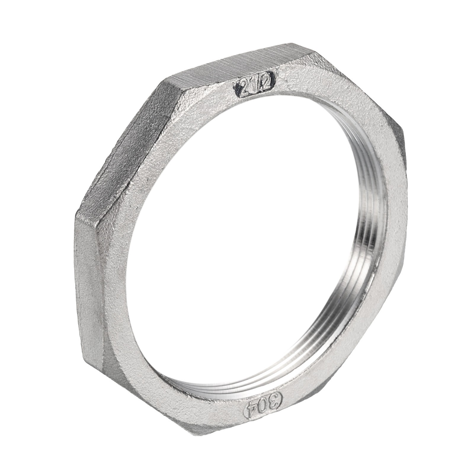 Cast Pipe Fitting Hex Locknut Nut g 2 1/2" Female Thread (DN65)