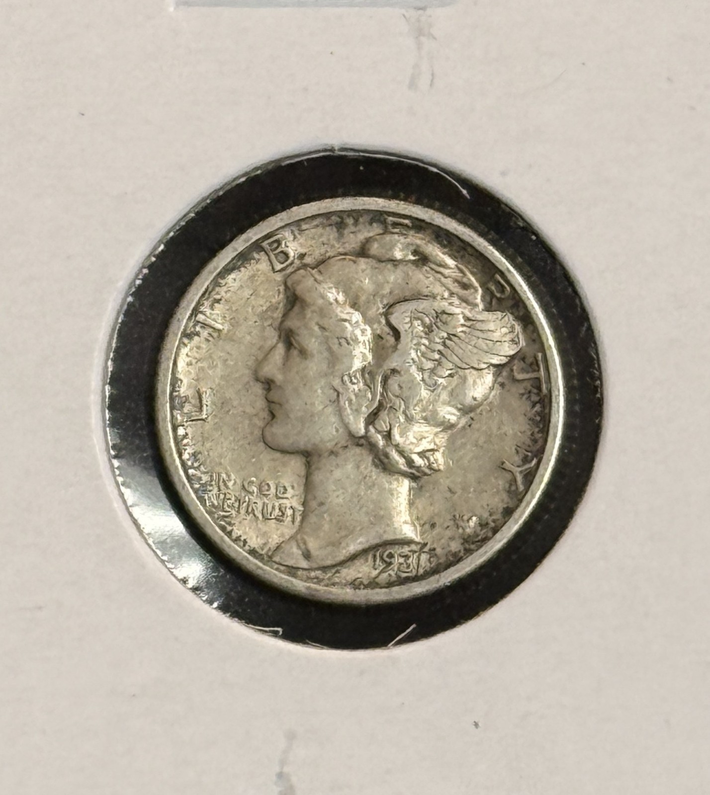 1931-S Mercury Head Dime, Nice XF/AU. (22082)