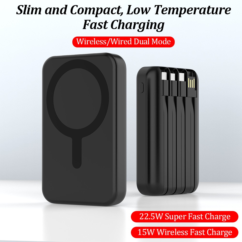 900000mAh Magnetic Power Bank for iPhone 17 Pro Max/16 Wireless Portable Charger