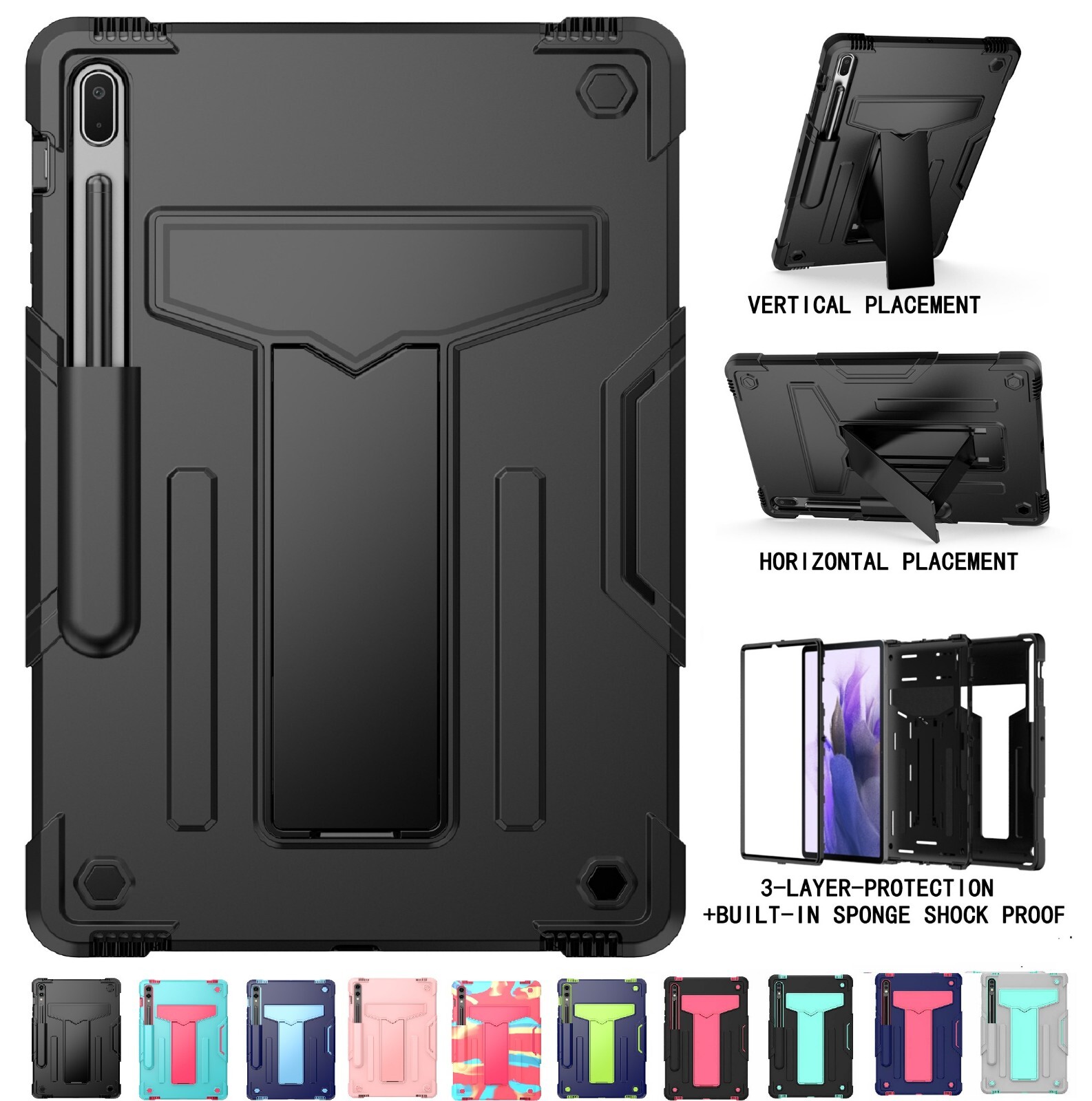 Case for Samsung Galaxy Tab S10 FE 5G 10.9 inch (SM-X520/X526B/X528U) 2025 Cover