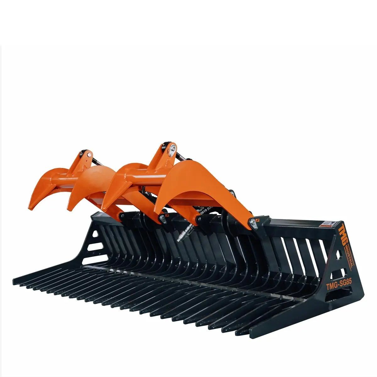 84" Skeleton Grapple for Skid Steer, 34" Opening, Hydraulic