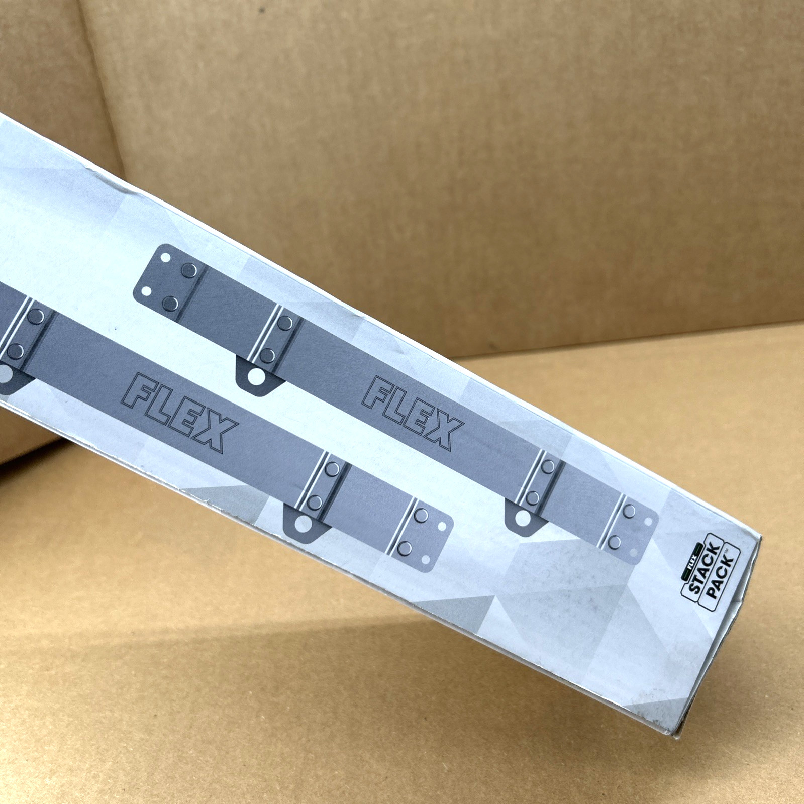 FLEX Stack Pack Side Tool Rack Rails 2-3/8"L x 2-3/4"W x 15-3/4"H 2-Pack