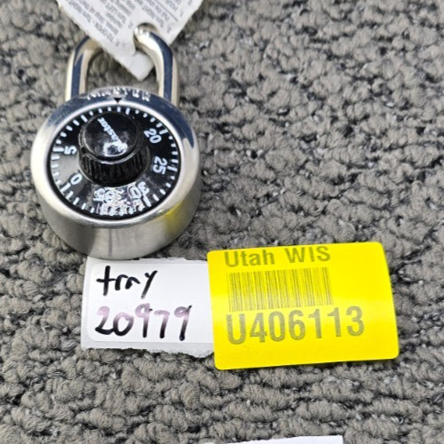 (QTY 21) MASTER LOCK 2670088 Padlock, Standard Dial Combination Lock