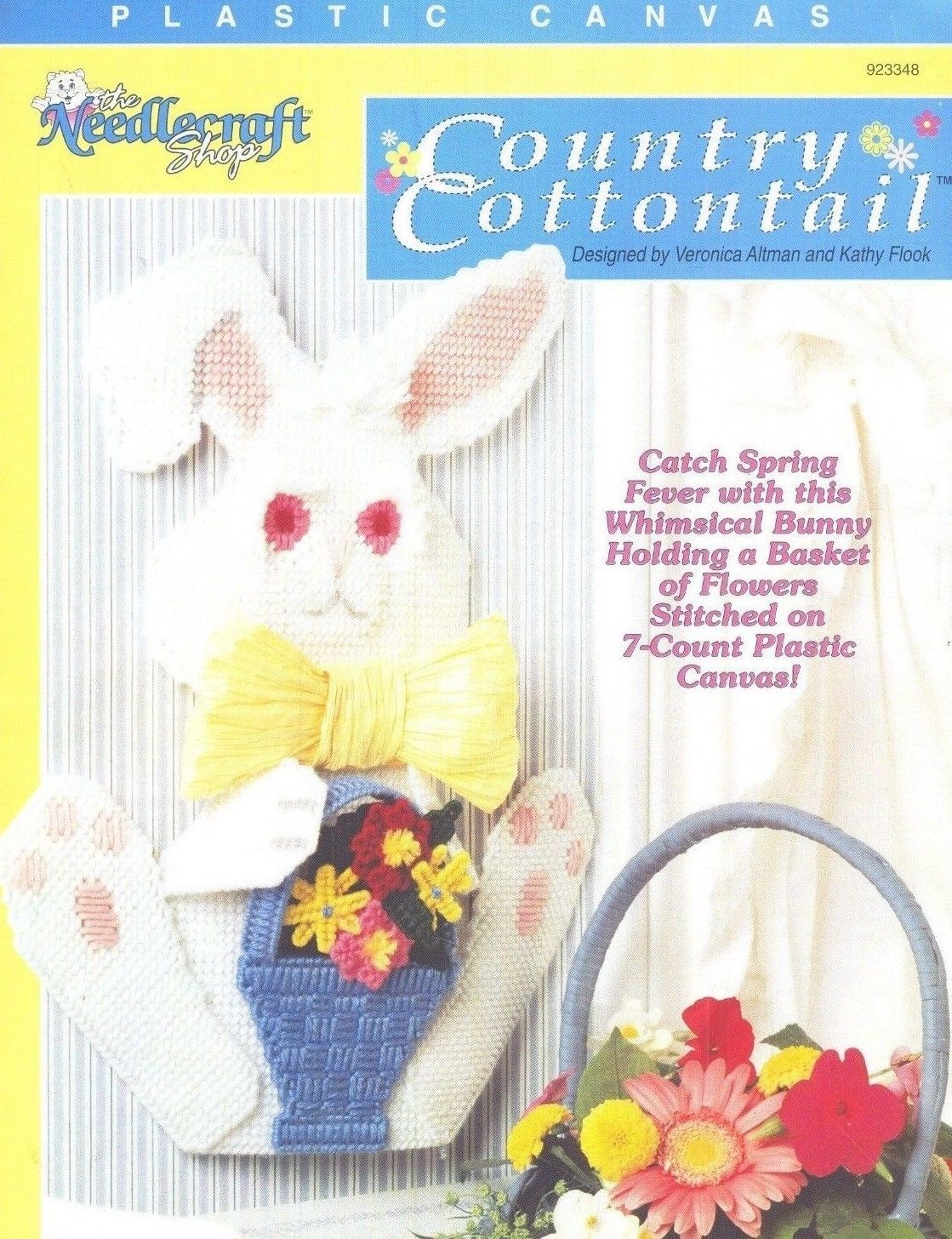 Country Cottontail Rabbit Plastic Canvas Pattern Needlecraft Shop Booklet 923348