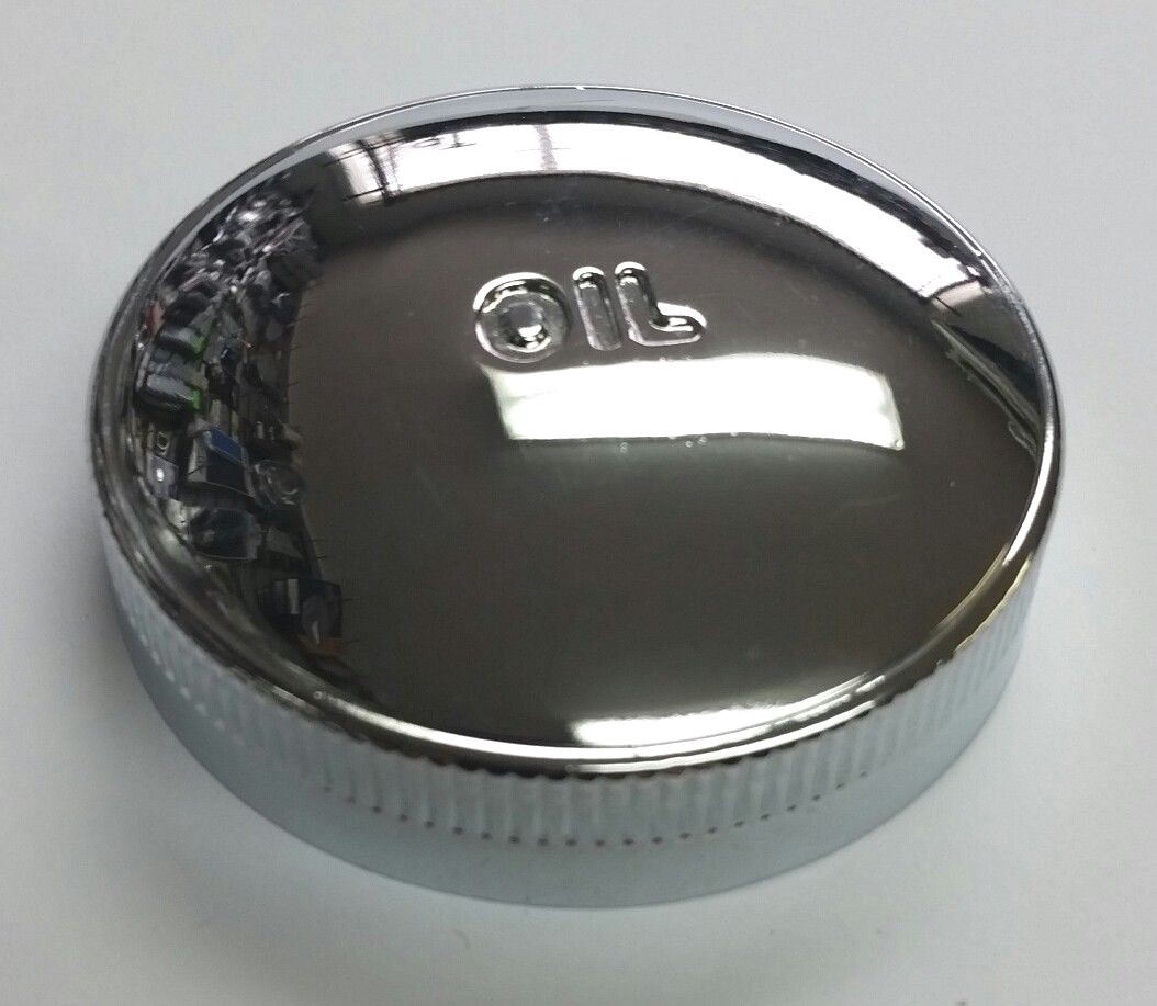 CHROME OIL TANK CAP 37-73 HARLEY 45 SERVICAR G SOLO W WL WLA WLC WLD HD 61104-37