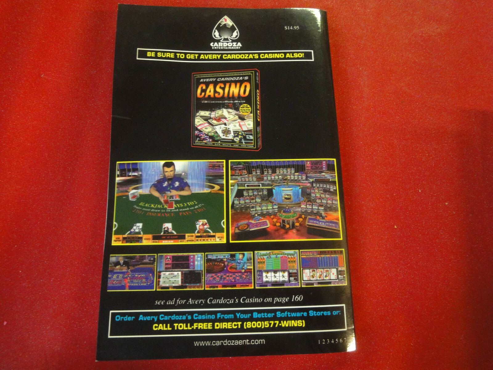 Avery Cardoza's 100 Slots strategy guide book for for windows PC games