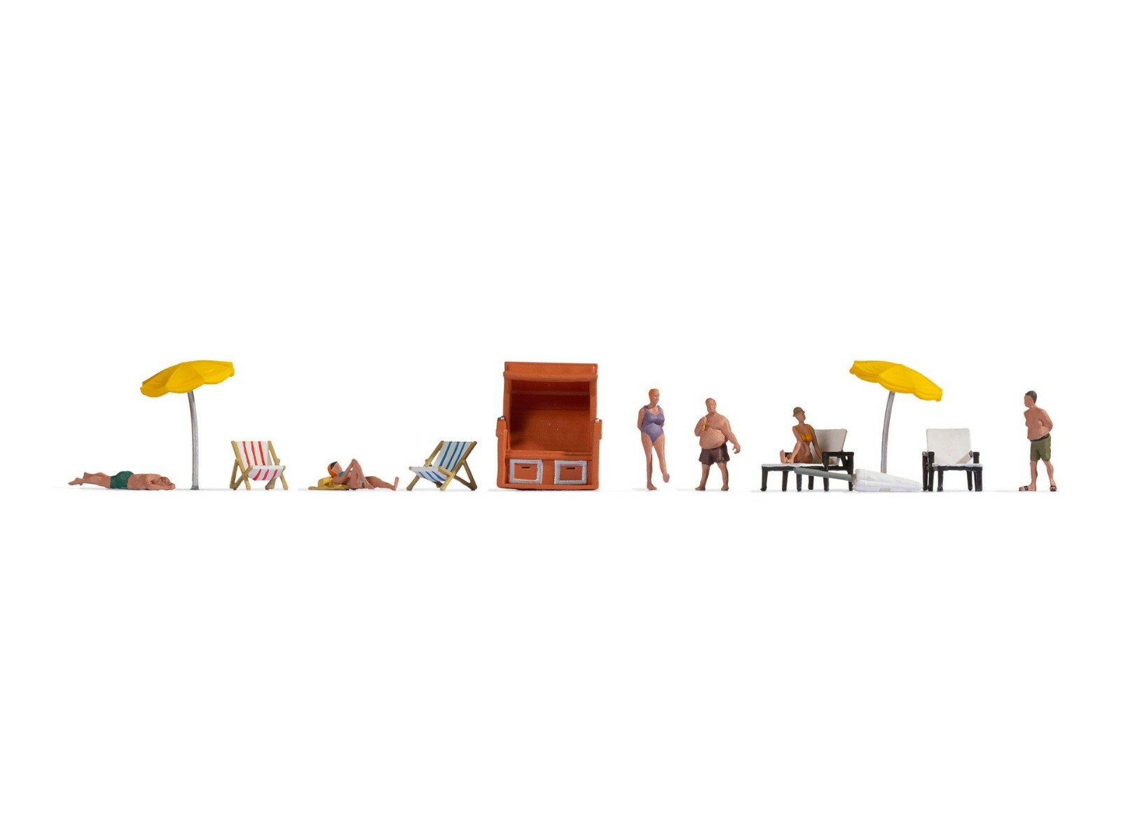 HO Scale People - 16205 - Themed Figures Set - Bathing