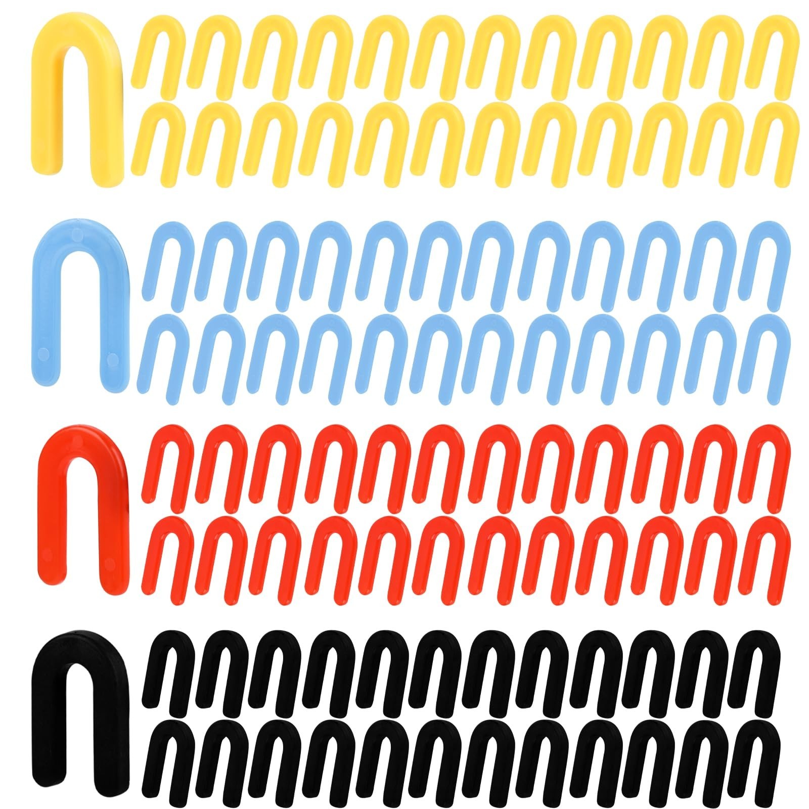 1200PCS Horseshoe Shims, Tile Shims, Plastic Shims for Leveling, Window Shims,