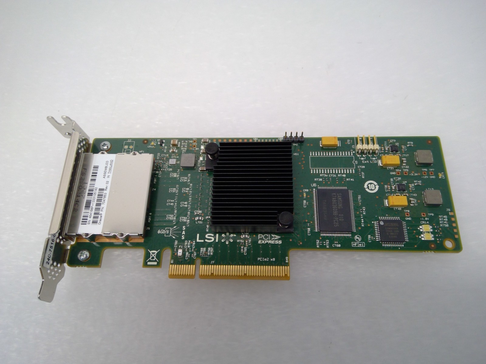 Oracle SAS9200-8E Dual Port 6GB SAS HBA 9200-8e 7047853 LP