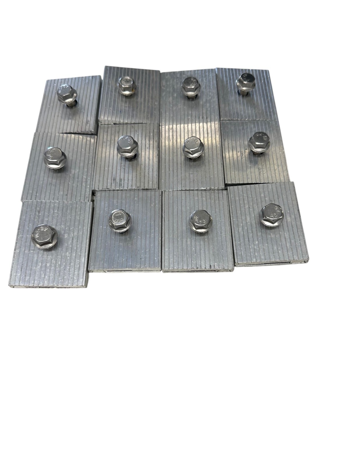 Universal Solar Panel Mid Clamps Grounding Pins UL2703 Fastener (LOT OF 12) 🔥