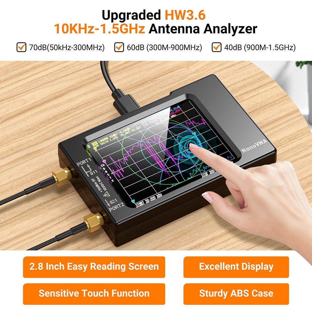 Vector Network Analyzer VHF UHF HF 10KHz-1.5GHz-Analyzer