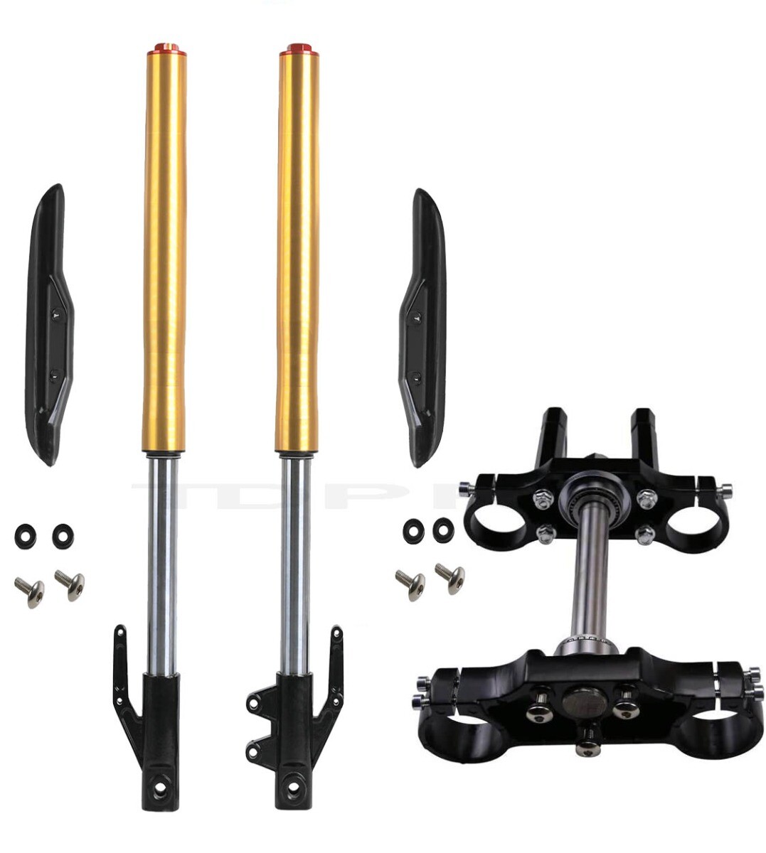 45/48mm 630mm Front Forks Triple Clamp Dirt Bike E Bike Monkey Razor MX650 CRF50