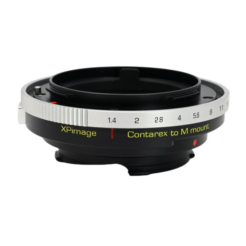 XPimage CRX-M Lens Adapter for CONTAREX Bullseye CRX Lens to Leica M M9P Camera