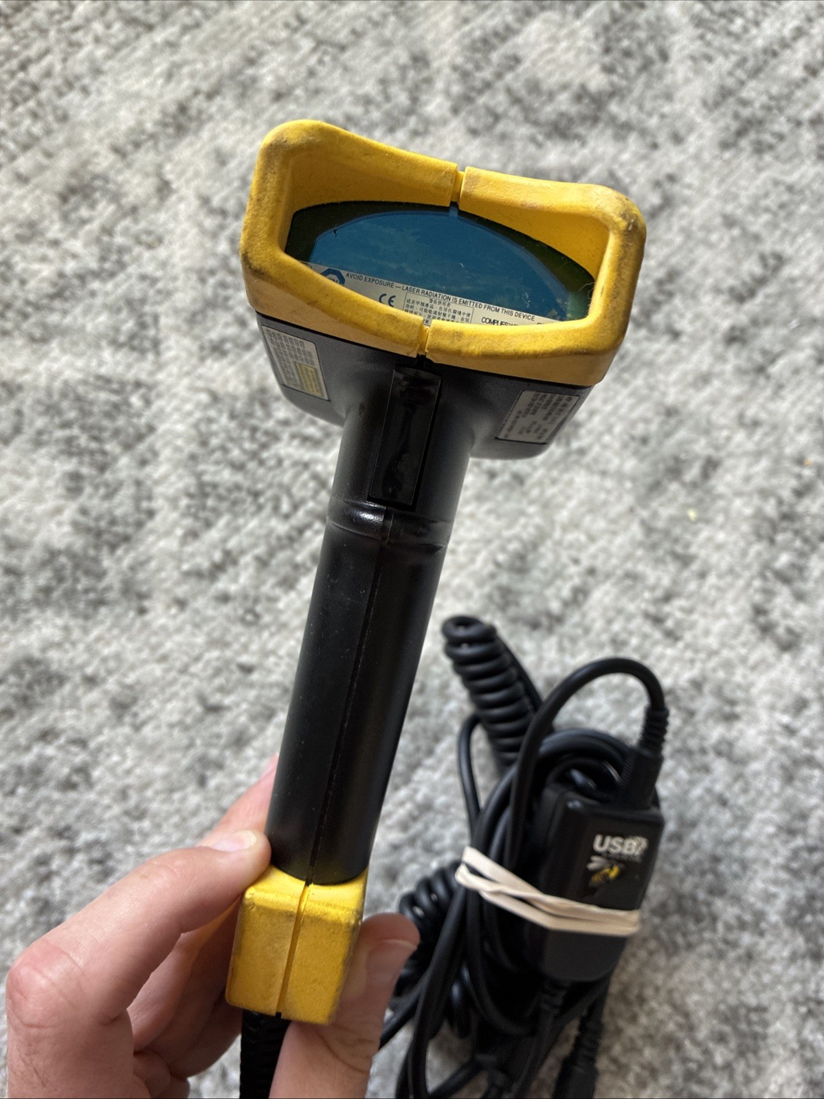 Wasp Handheld Laser Barcode Scanner WLS9000 With Adapter Tested