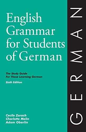 English Grammar for Students - Paperback, by Zorach Cecile; Melin - Very Good n