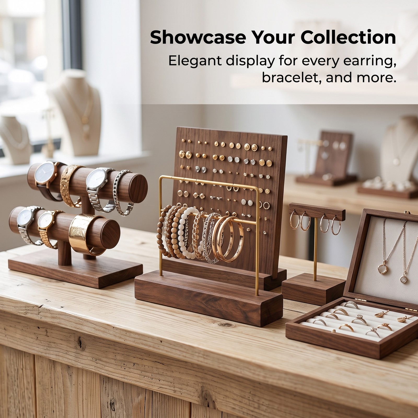 Display Stand for Jewelry Bracelets Earrings, for Women - for Shop