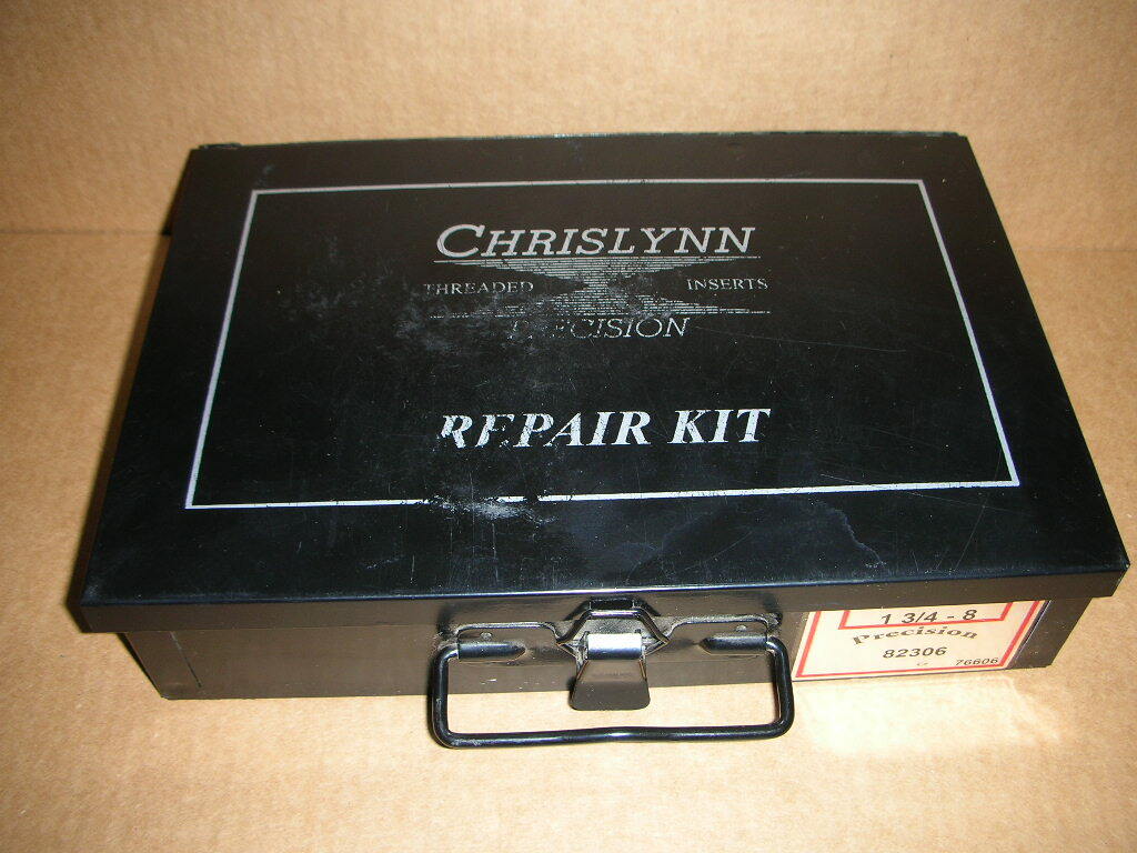 Chrislynn 82306 Precision Professional Thread Insert Repair Kit 1-3/4"-8 NOS!!