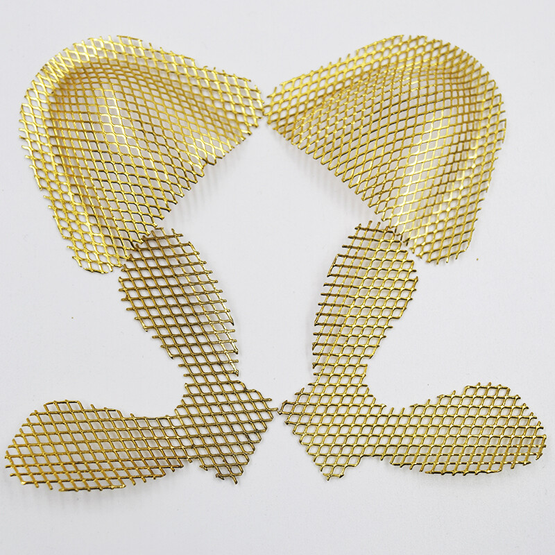 Dental Metal Net Plate Strengthen Impression Tray Plate Teeth Gold Lower/Upper