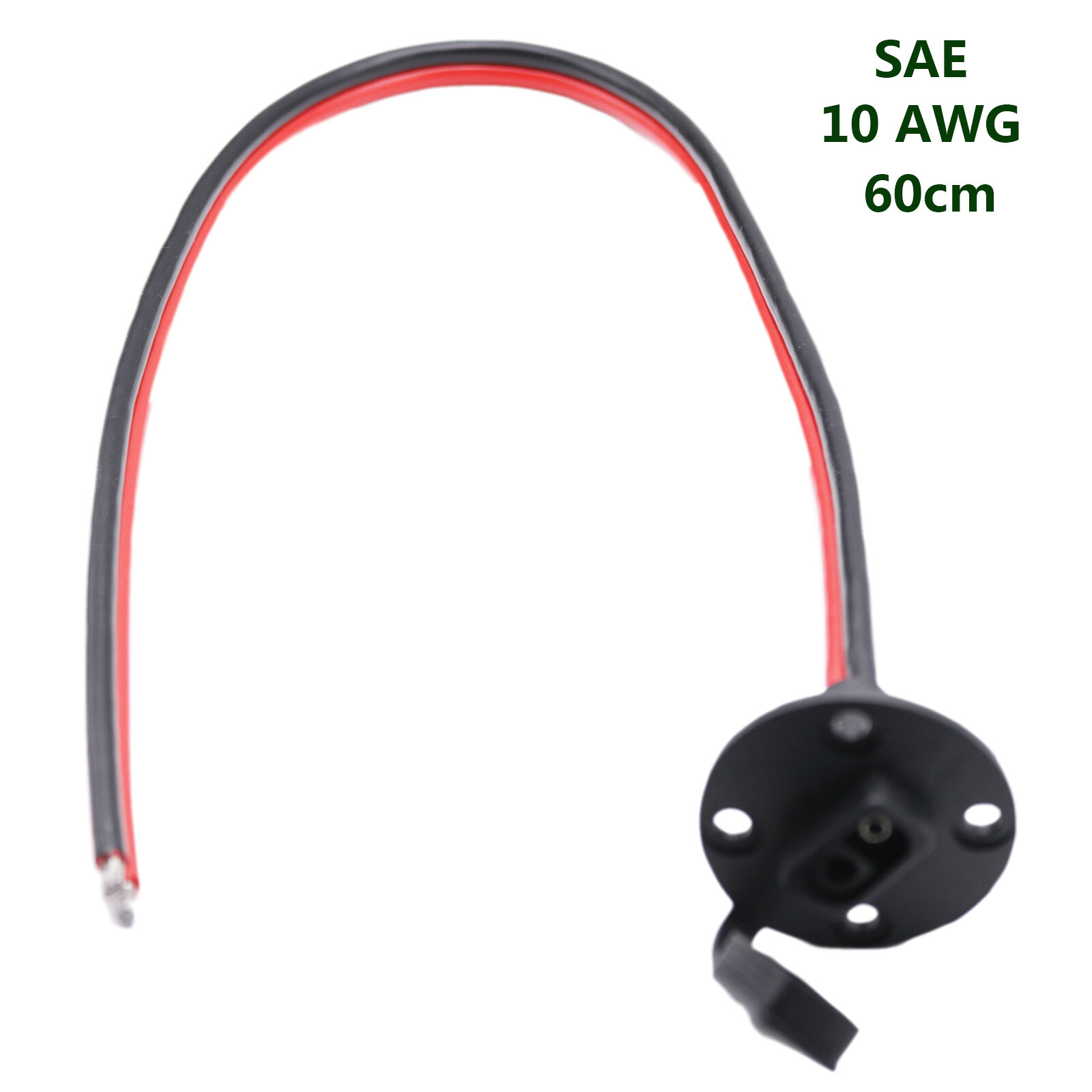 10AWG SAE Socket Solar Harness Panel Mount Weatherproof Sidewall Power DIY Cable