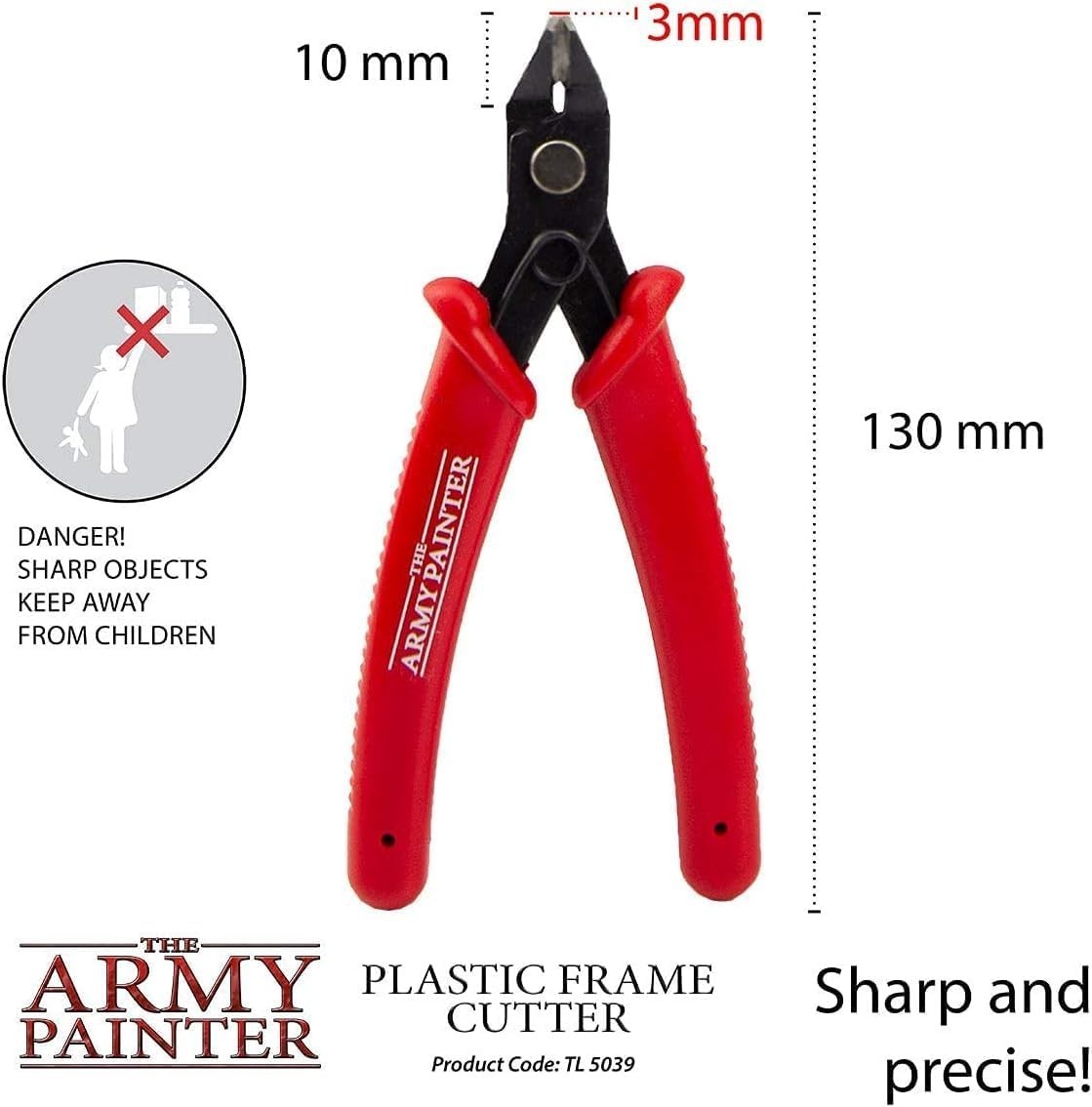 Hobby Tools Plastic Frame Cutter, Stainless Steel Model Flush Cutter, Side Sn...