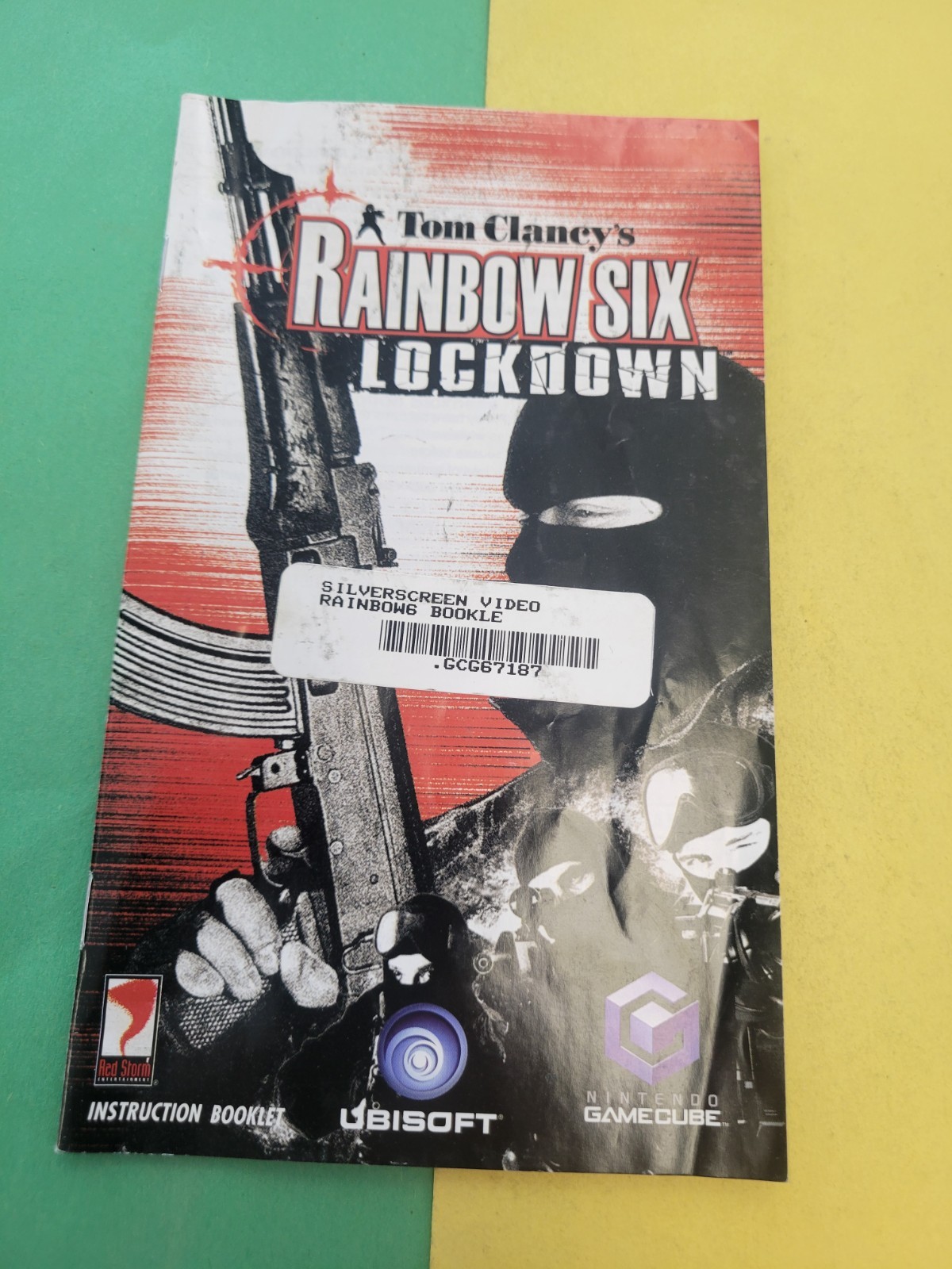 Tom Clancy's RAINBOW SIX Lockdown Nintendo GameCube UBISOFT Instruction Booklet
