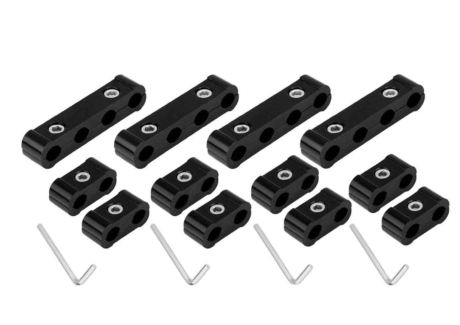 Spark Plug Wire Separator Divider Kit-Black 12PCS | for 8mm 9mm 10mm Wire,Fixed