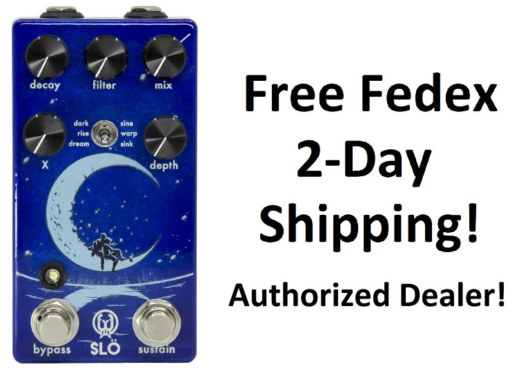 New Walrus Audio Slö Multi Texture Reverb Guitar Effects Pedal Slo