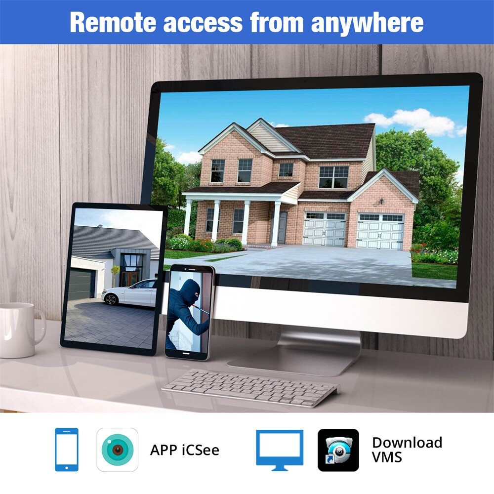 16 Channel Mobile Remote Access DVR Machine Preloaded 1TB Internal Storage HDD