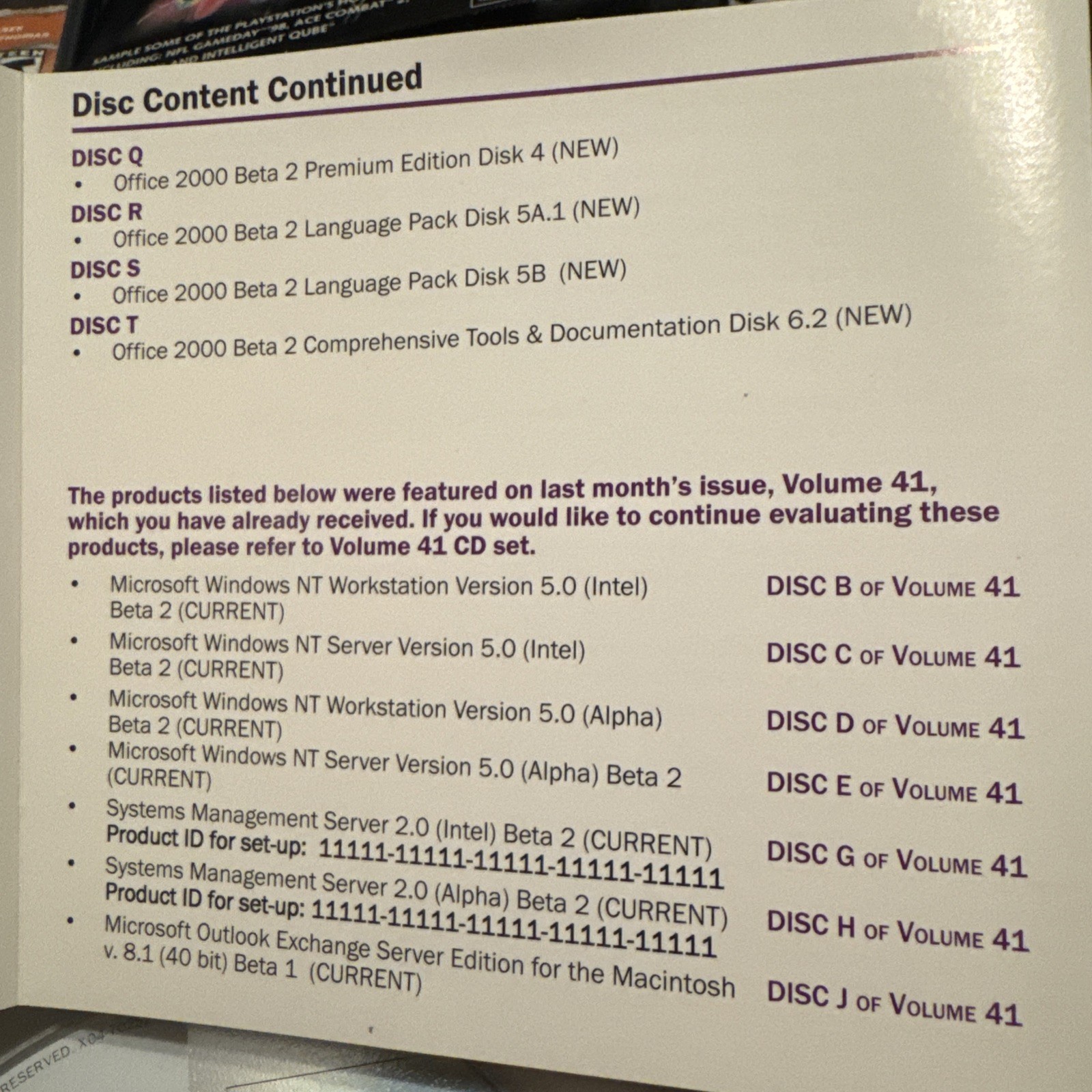 Microsoft Office 2000 Beta 2 Build 2221B from Oct 1998 MSDN Extras Technet Lot
