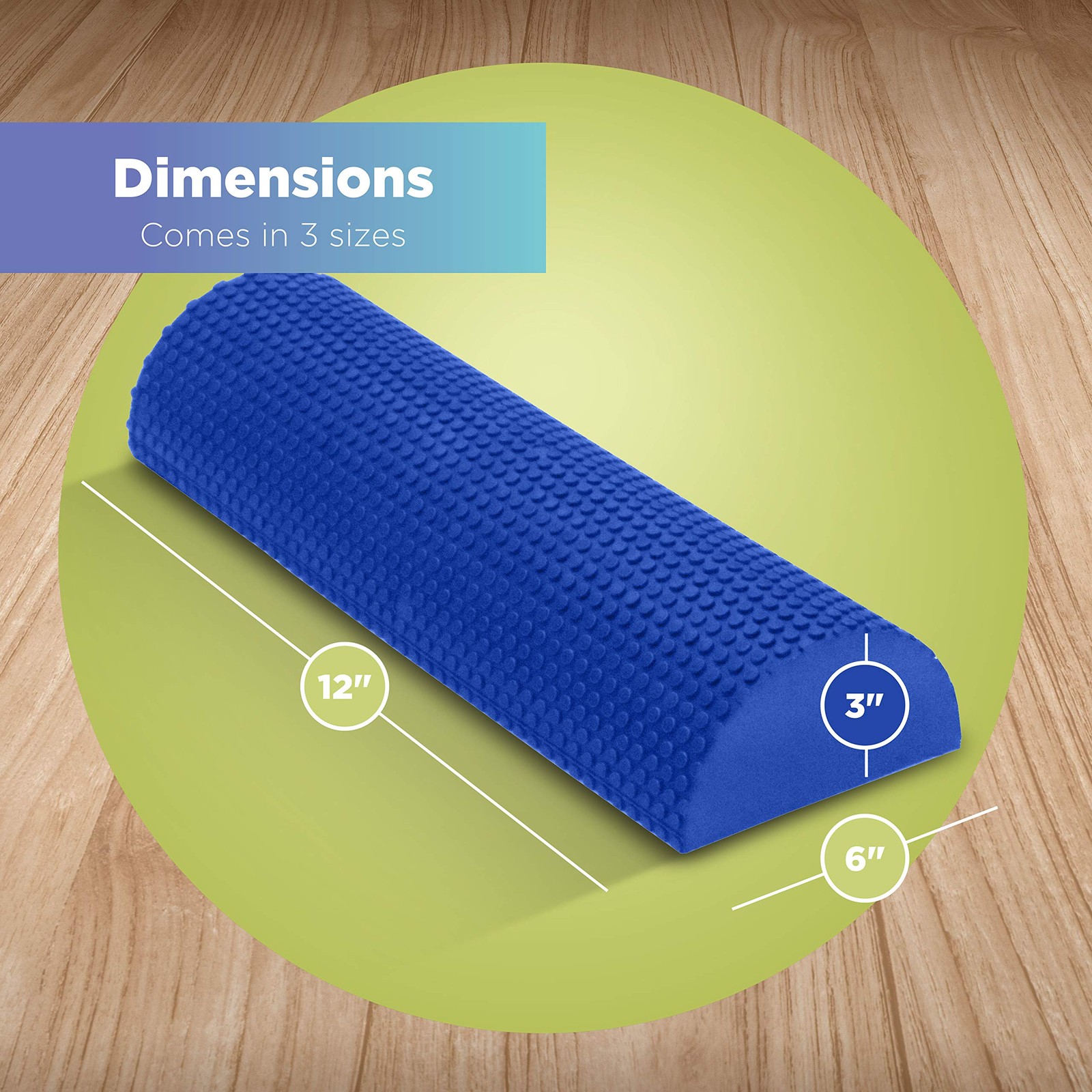High-Density EVA Foam Rollers | Deep Tissue Massager | Myofascial Release Tex...