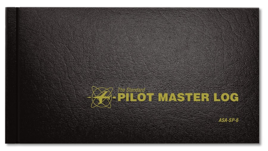 ASA Standard Master Pilot Log - Professional Pilot Logbook - ASA-SP-6