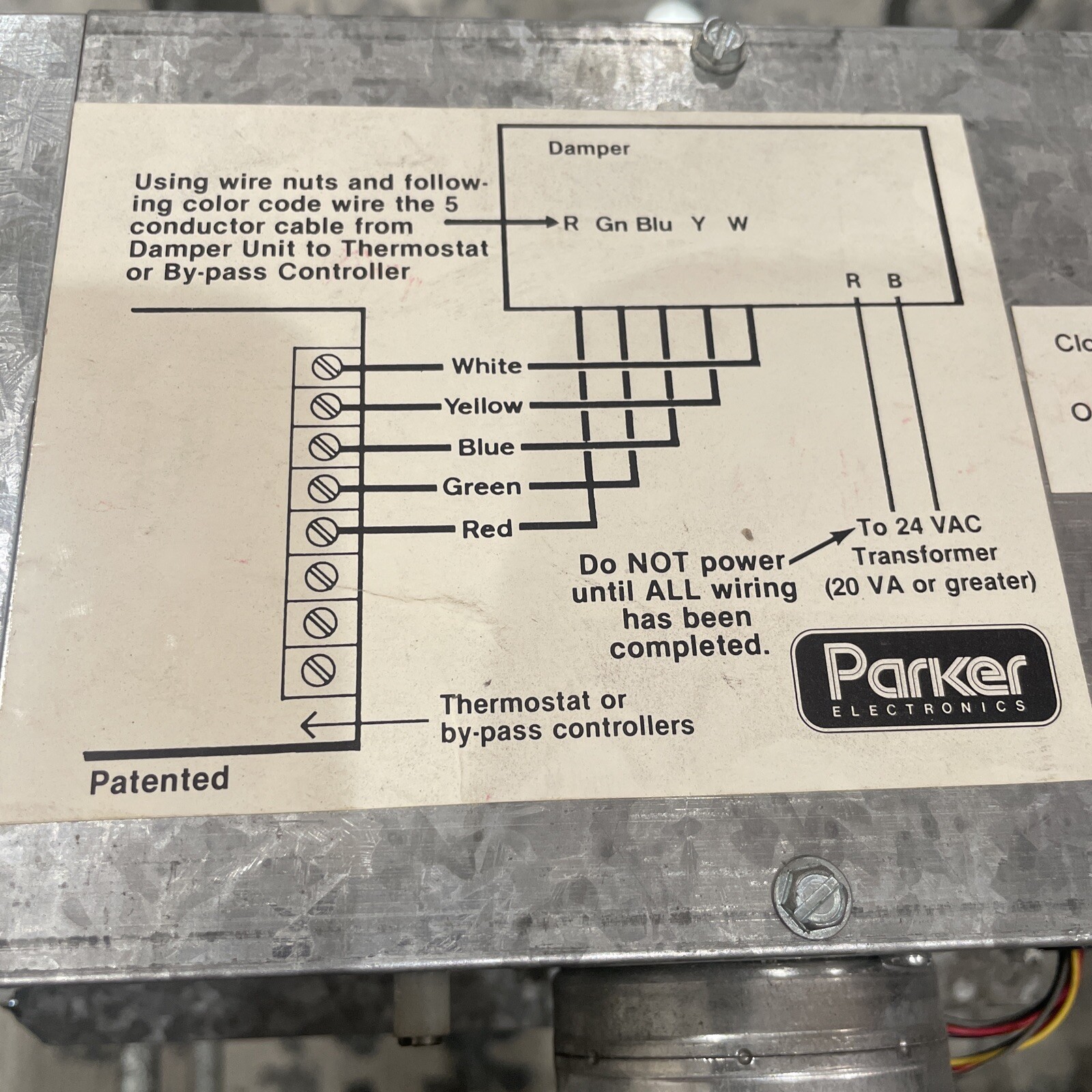 PARKER DAMPER CONTROL ACTUATOR ENC08
