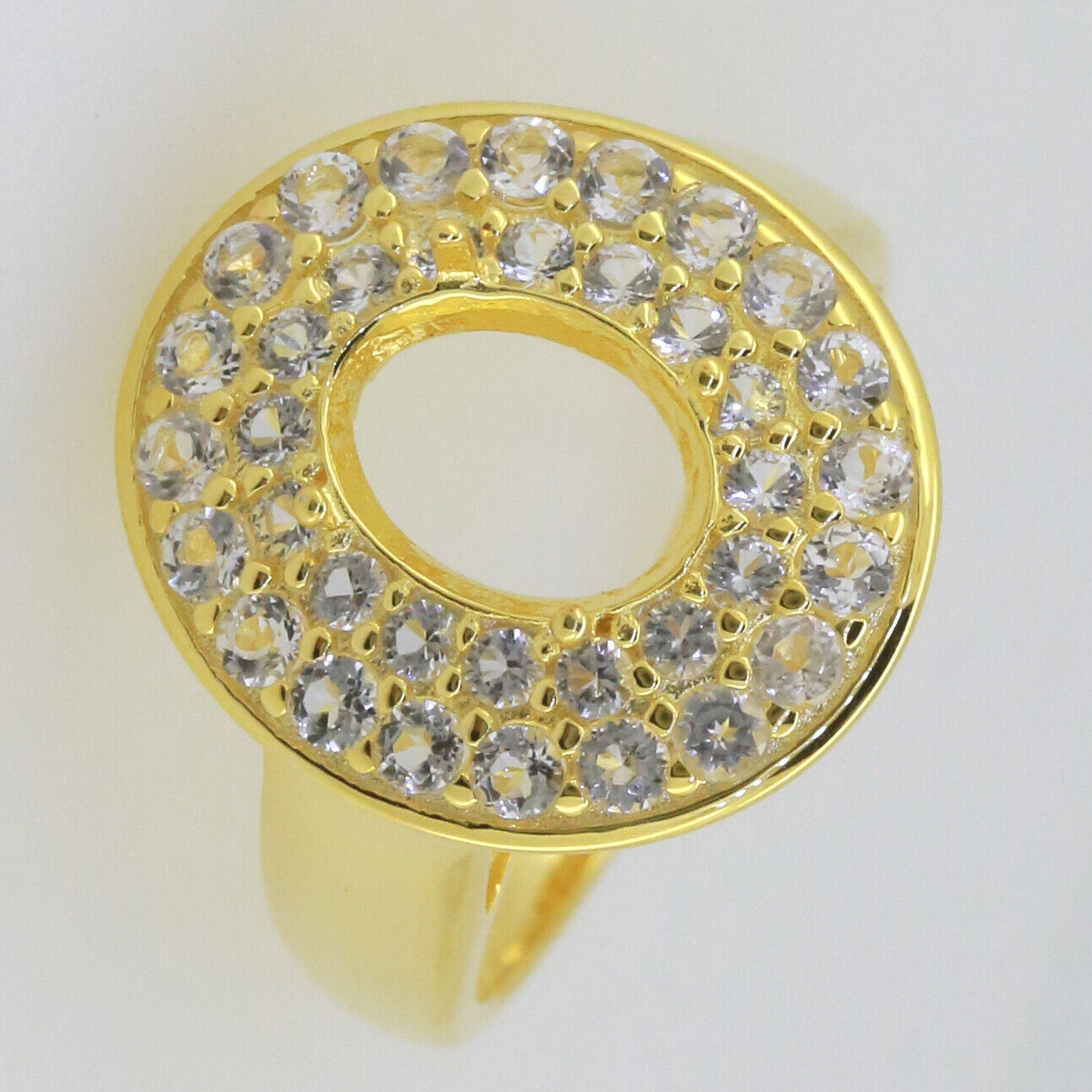 Sterling Silver Semi Mount Ring Setting Oval OV 9X7mm White Topaz or Moissanite